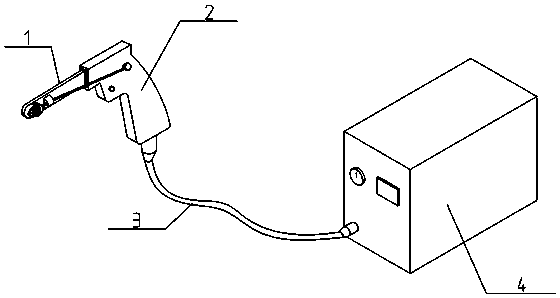 Intelligent withering and ligation machine for hemorrhoids