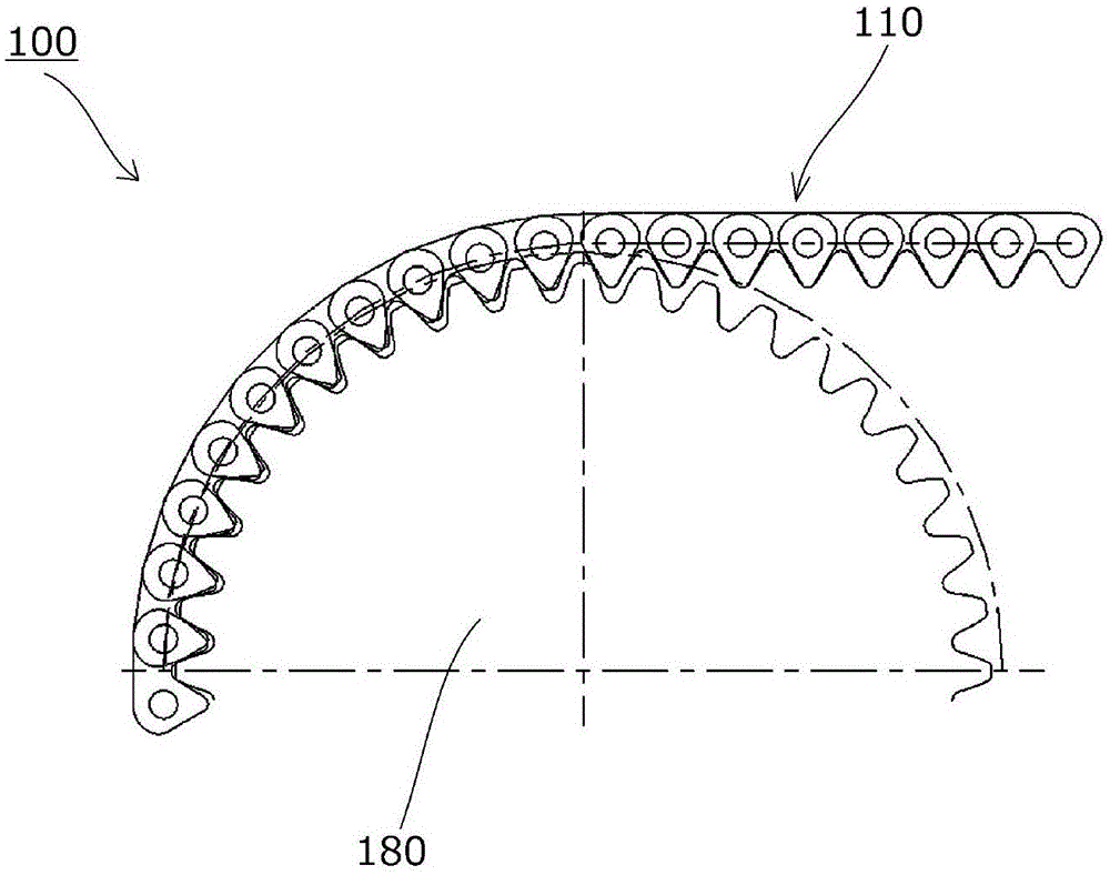 Silent chain transmission device