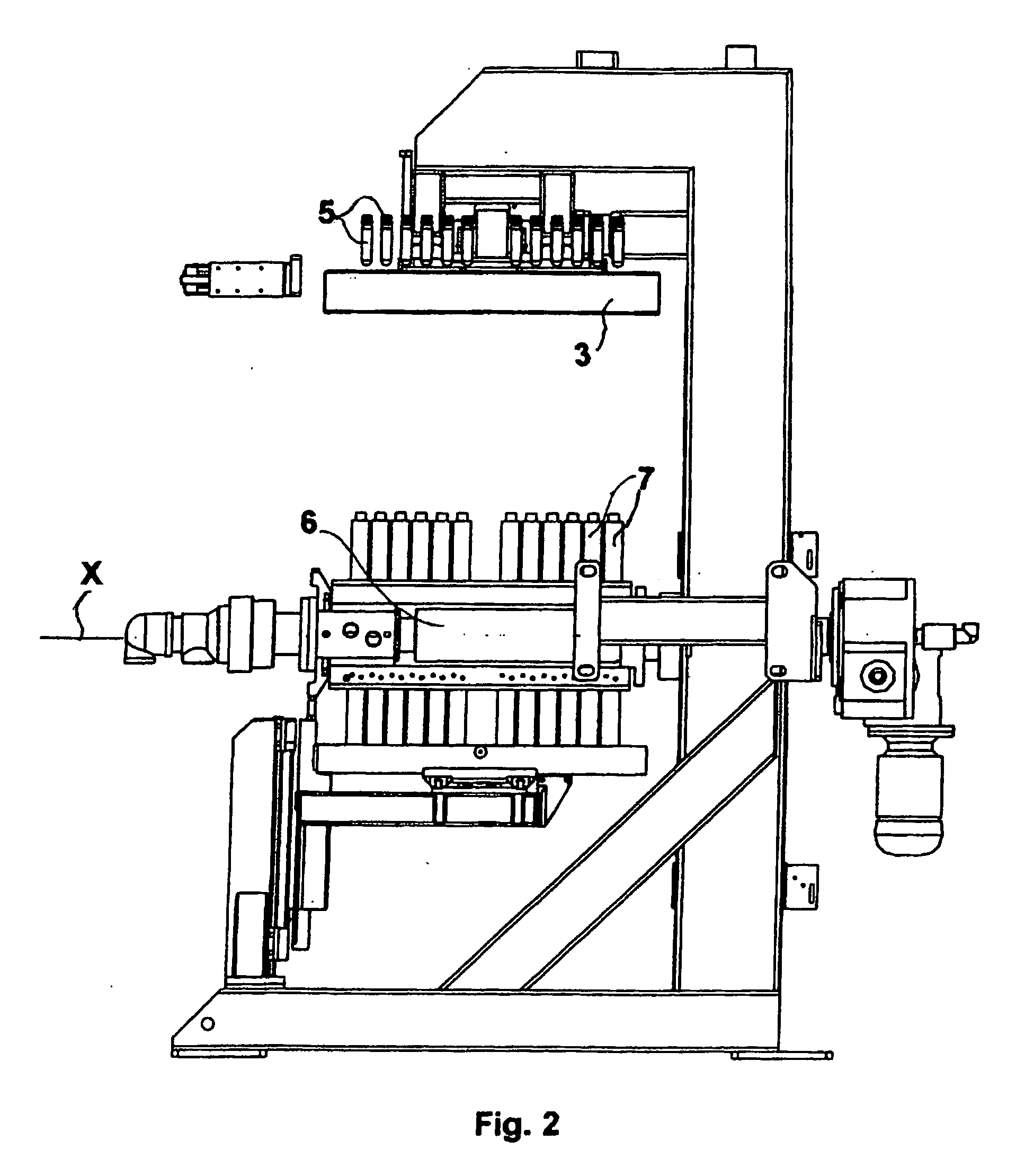 Injection device and process for plastic objects