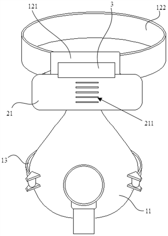 Breathing machine mask