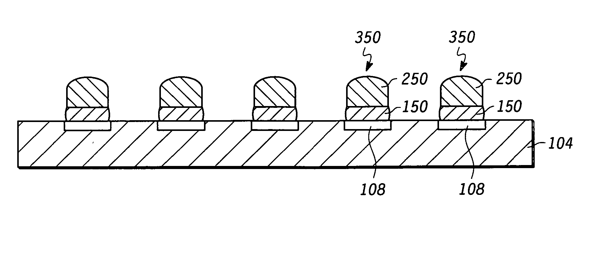 Method for forming multi-layer bumps on a substrate
