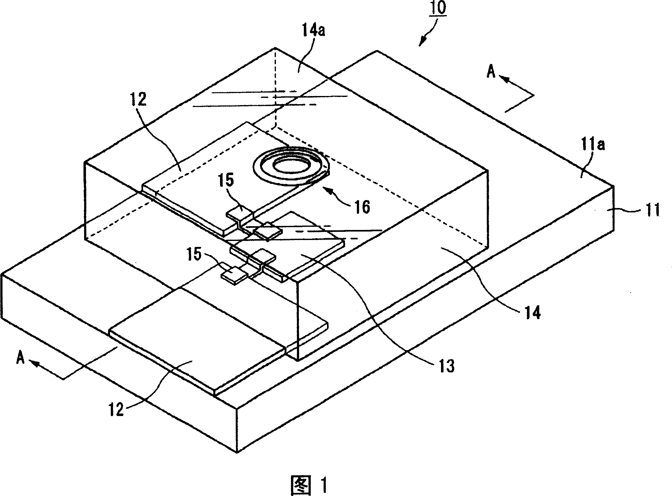 Optoelectric composite substrate and electronic apparatus