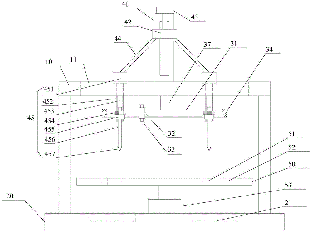 Multi-angle steel plate drilling device