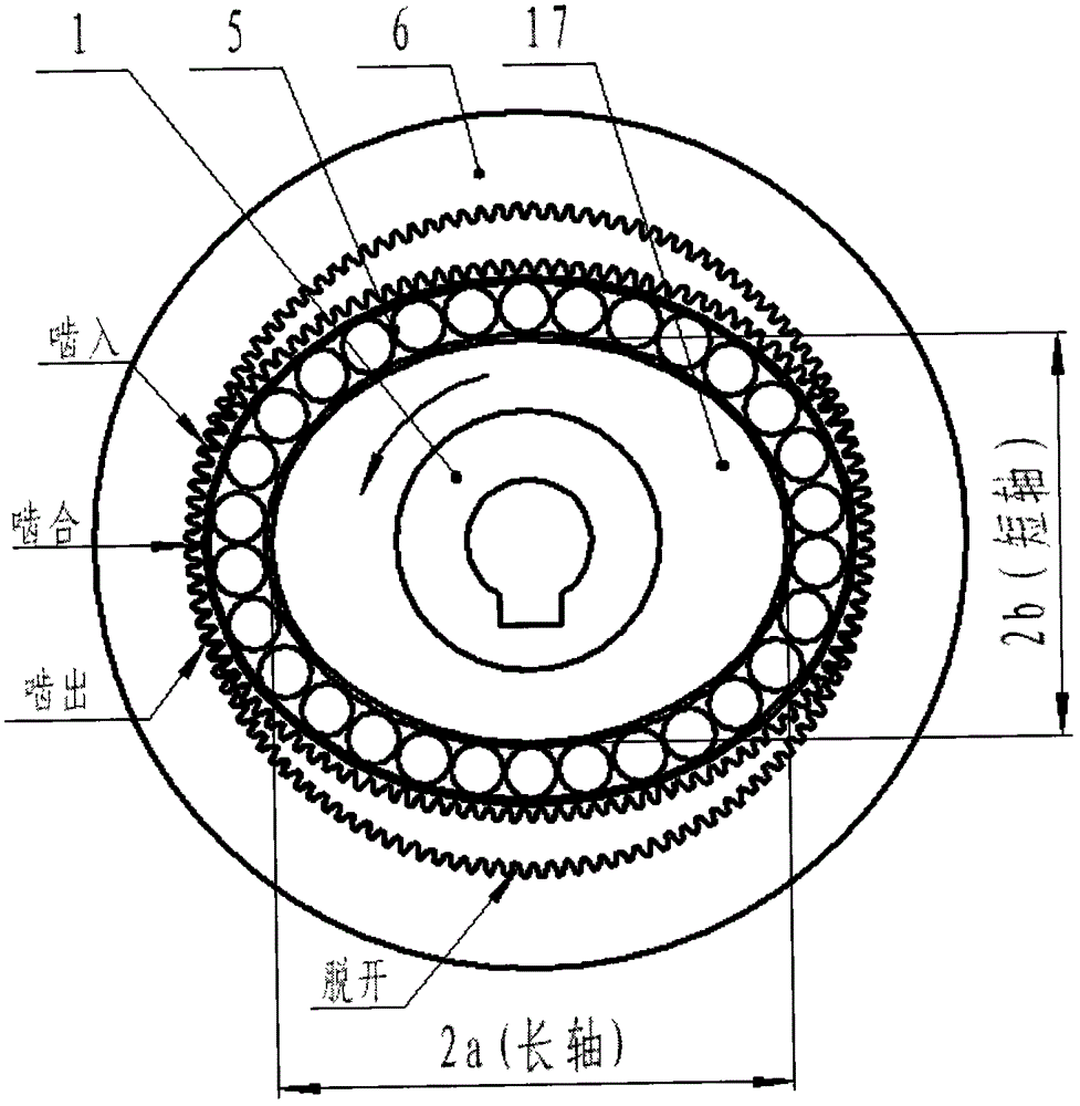 Harmonic reducer with short barrel-shaped flexible wheel