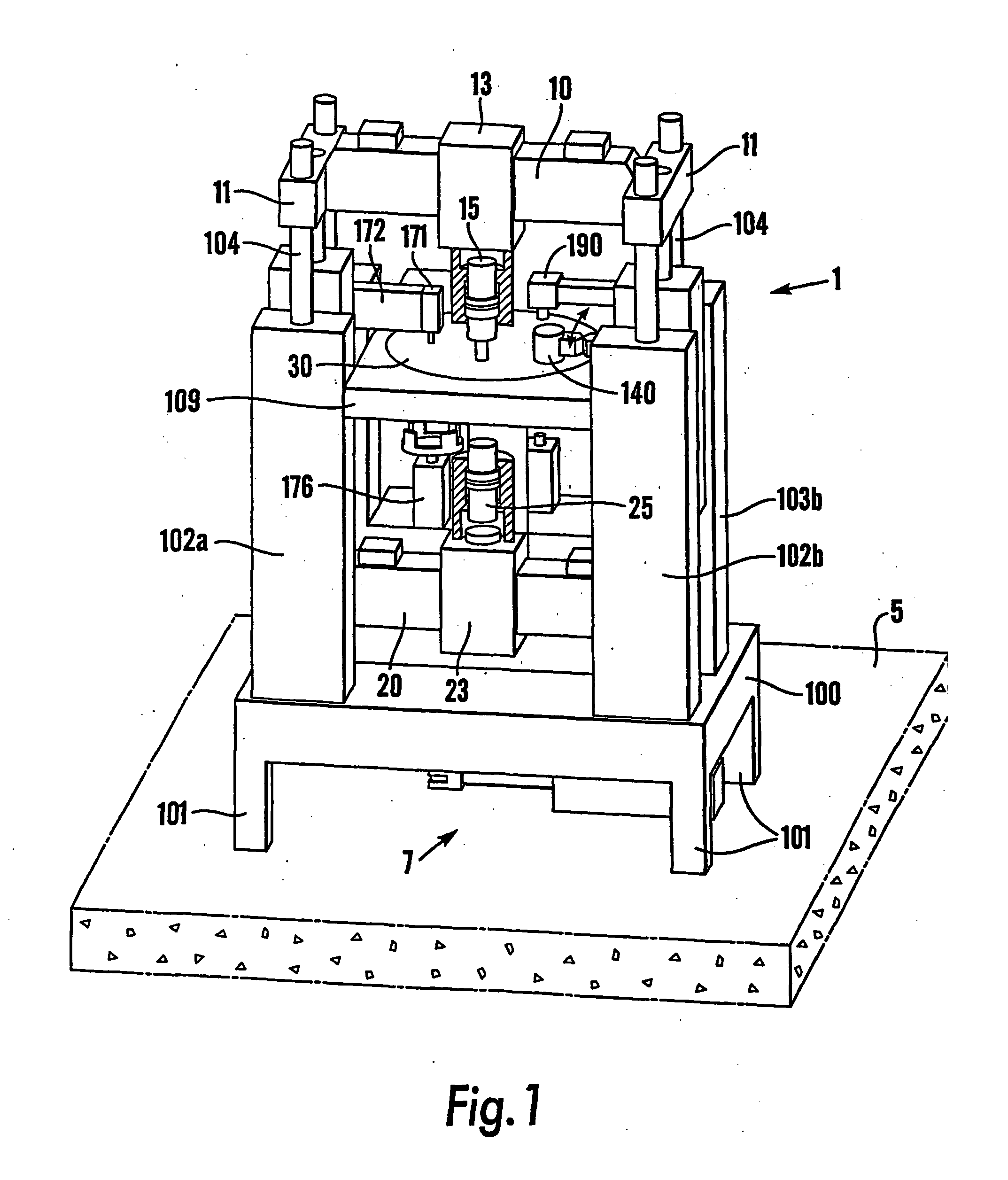 Impact machine and a method of forming a body