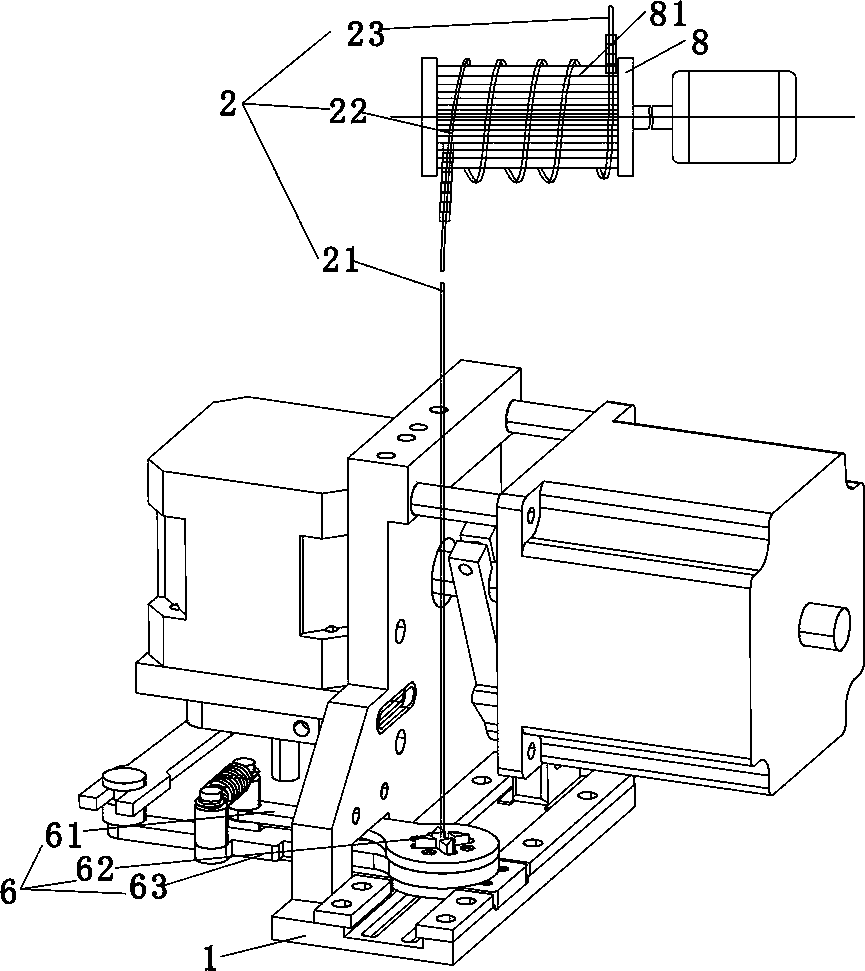 Embroidered bead delivery device and feeding method