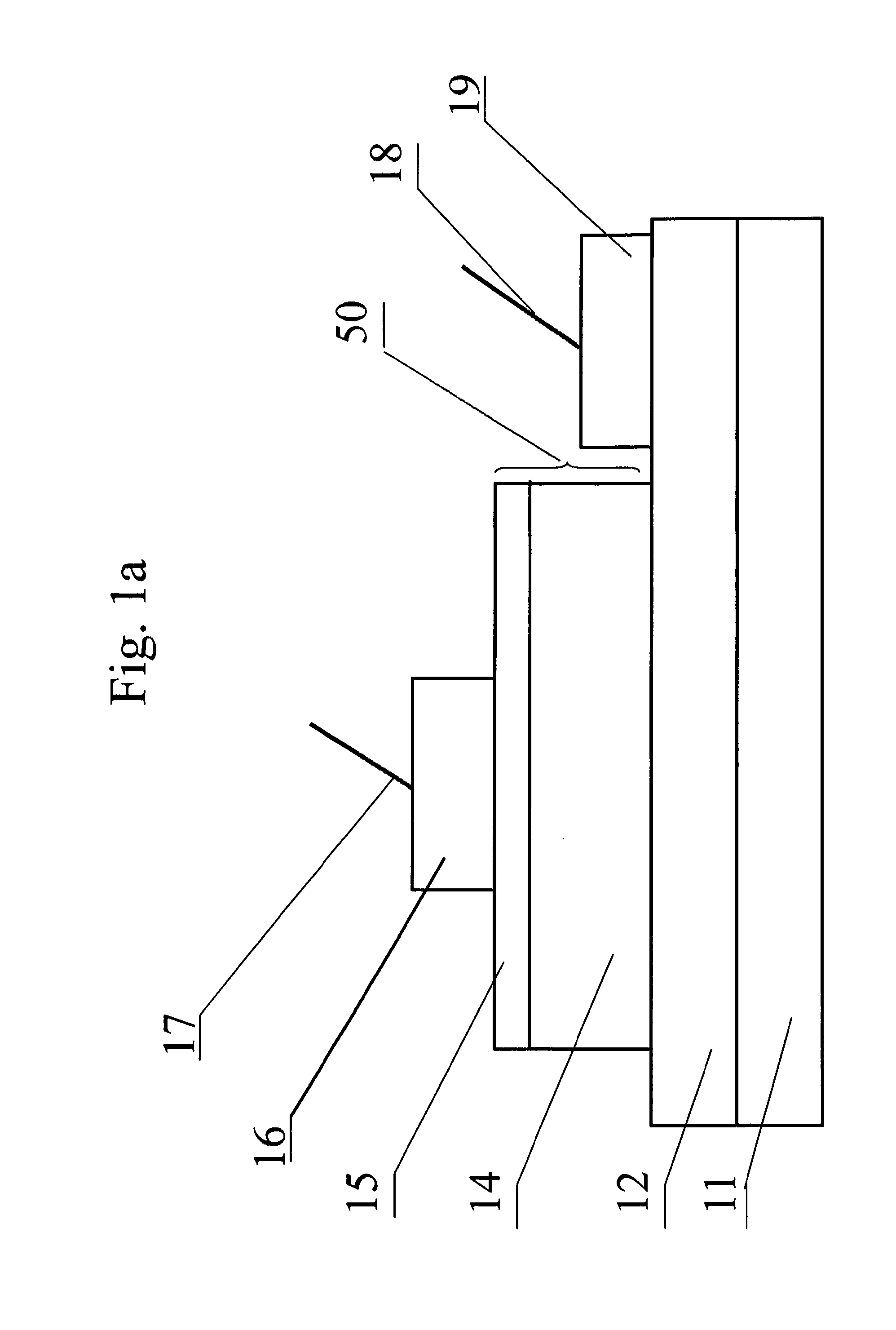 Two terminal multi-layer thin film resistance switching device with a diffusion barrier and methods thereof