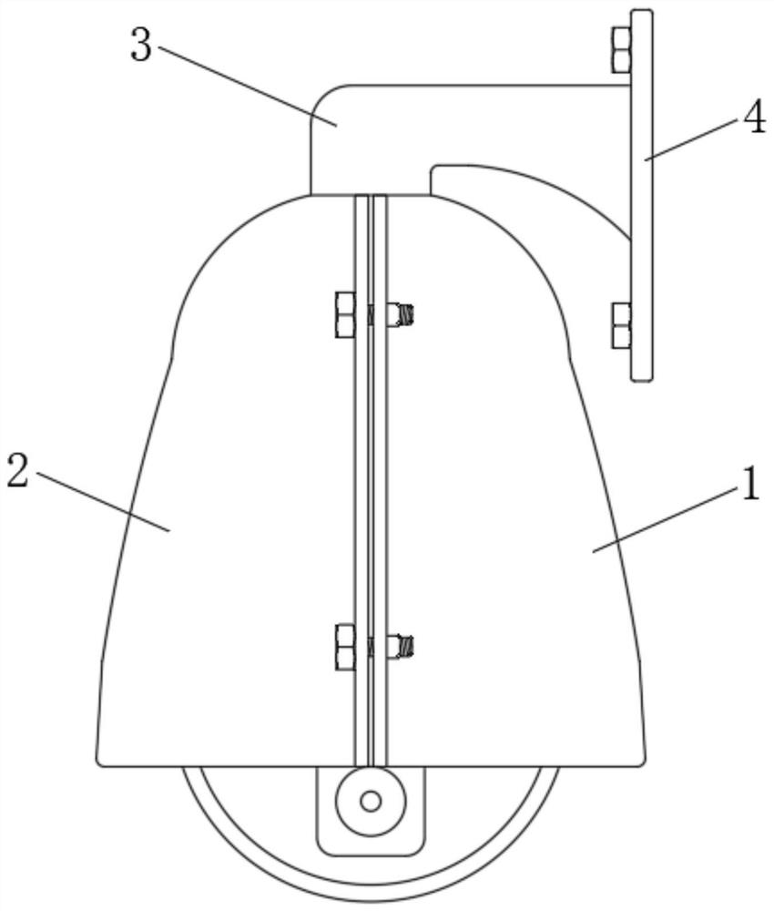 Network security monitoring equipment with anti-damage function