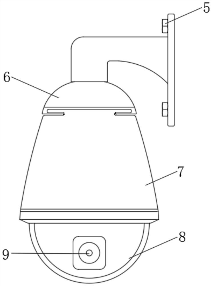 Network security monitoring equipment with anti-damage function