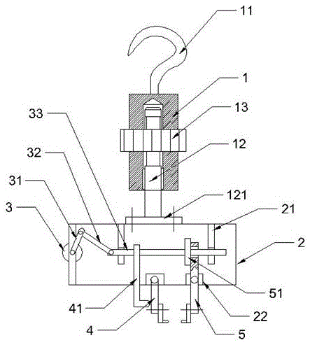 Automobile part clamping device