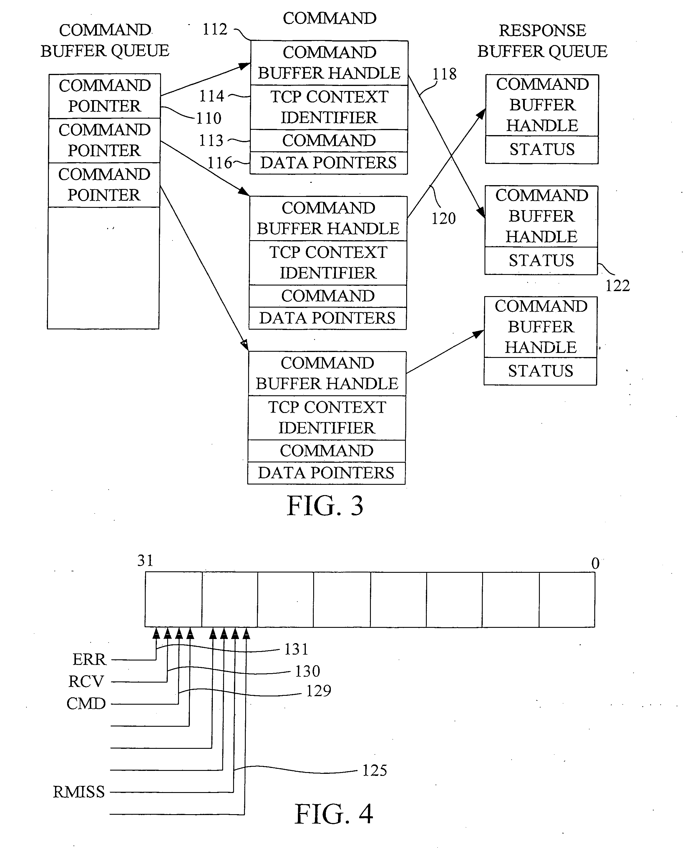 Network interface device that can transfer control of a TCP connection to a host CPU