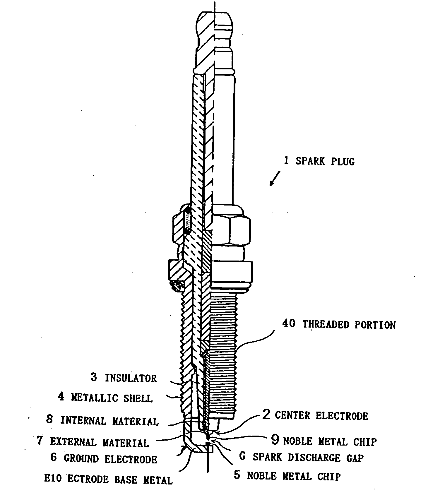 Spark plug and process for producing the spark plug