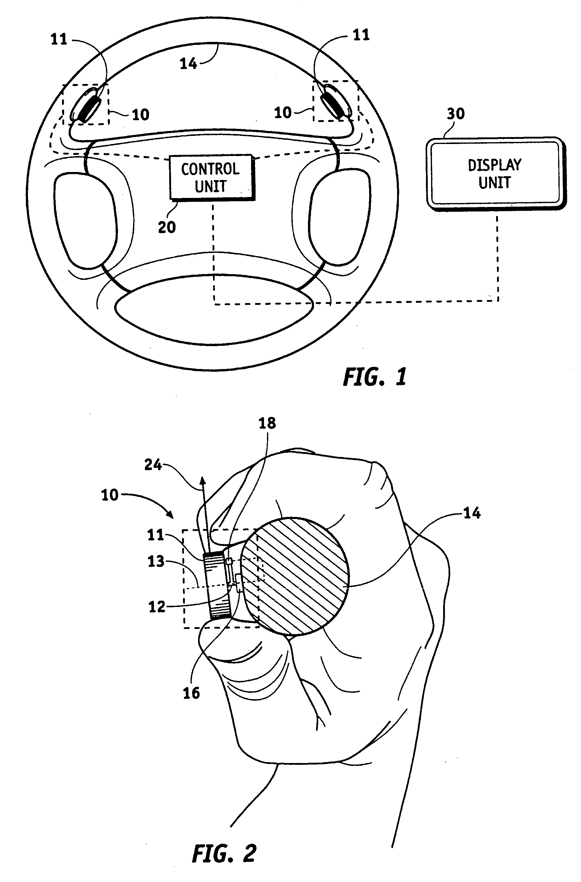 Steering wheel mounted scroll wheel and method