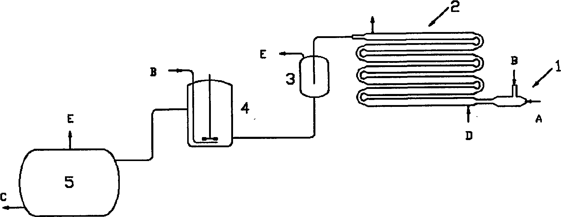 Process and device for continuous preparation of lithium hexafluorophosphate