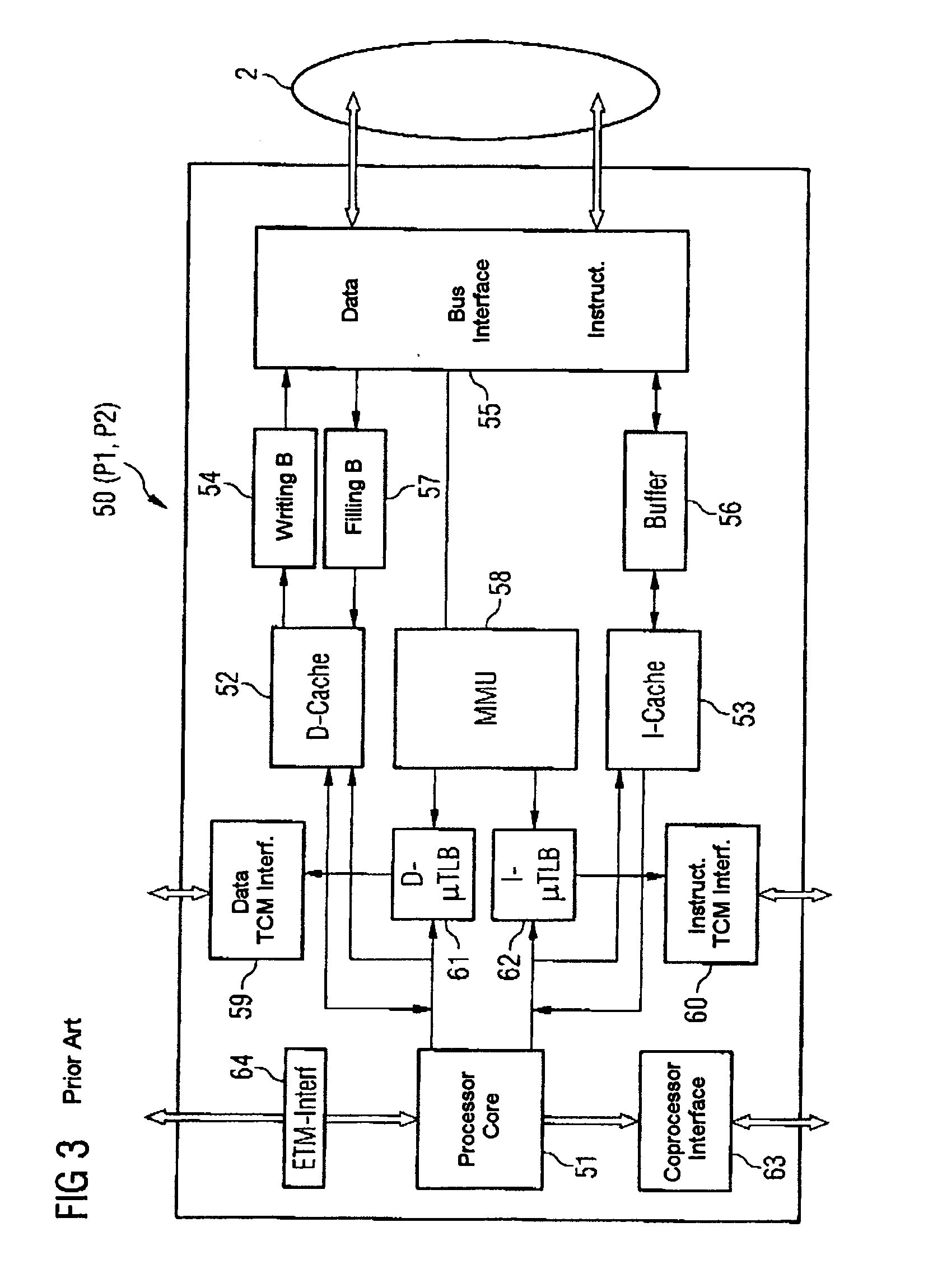 Multiprocessor system having a shared tightly coupled memory and method for communication between a plurality of processors