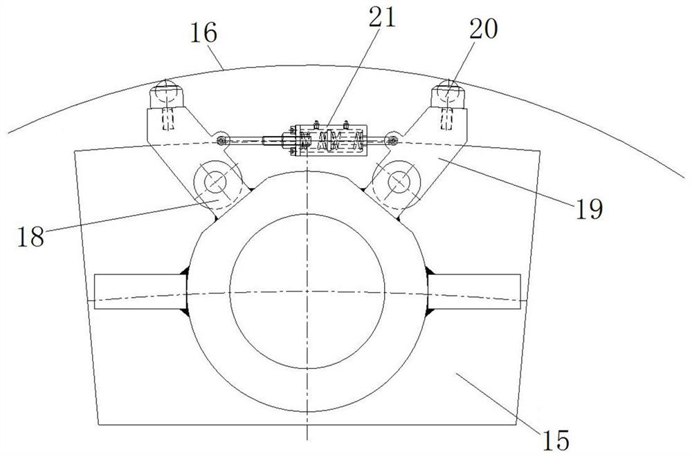 Single-cylinder anti-rotation device and tunneling equipment