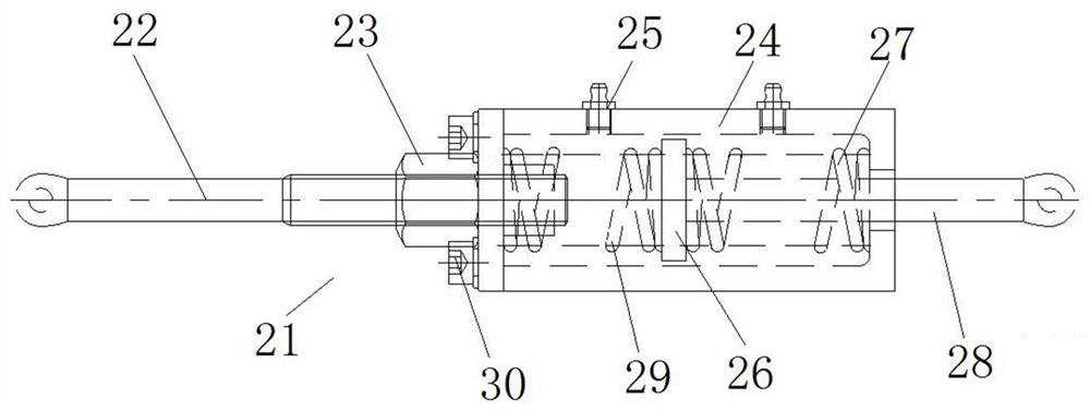 Single-cylinder anti-rotation device and tunneling equipment