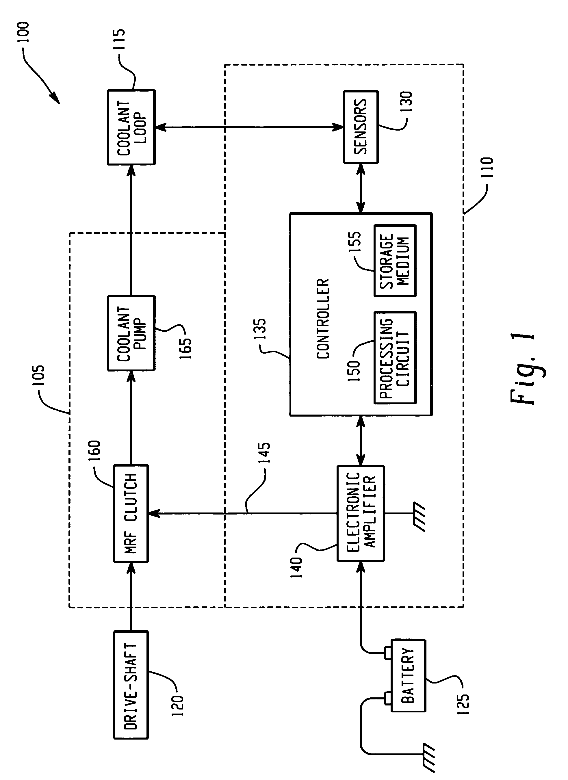 Engine coolant pump drive system and apparatus for a vehicle