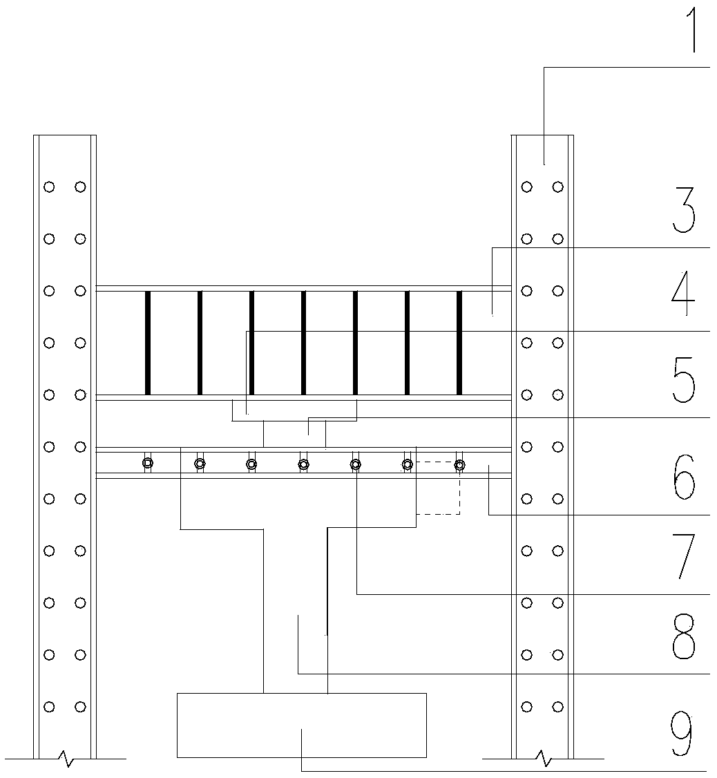 Low-cycle repeated loading test device