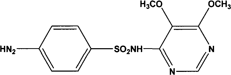Methods for preparing sulfadoxine and intermediate of sulfadoxine