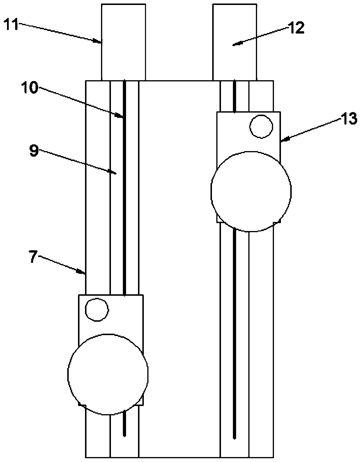 Travelling device for inkjet printer on smooth surface