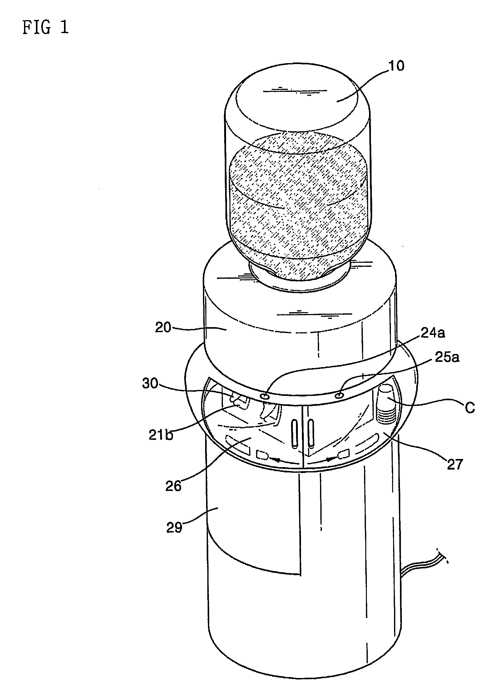 Sterilize valve and a water-purifying device using the same