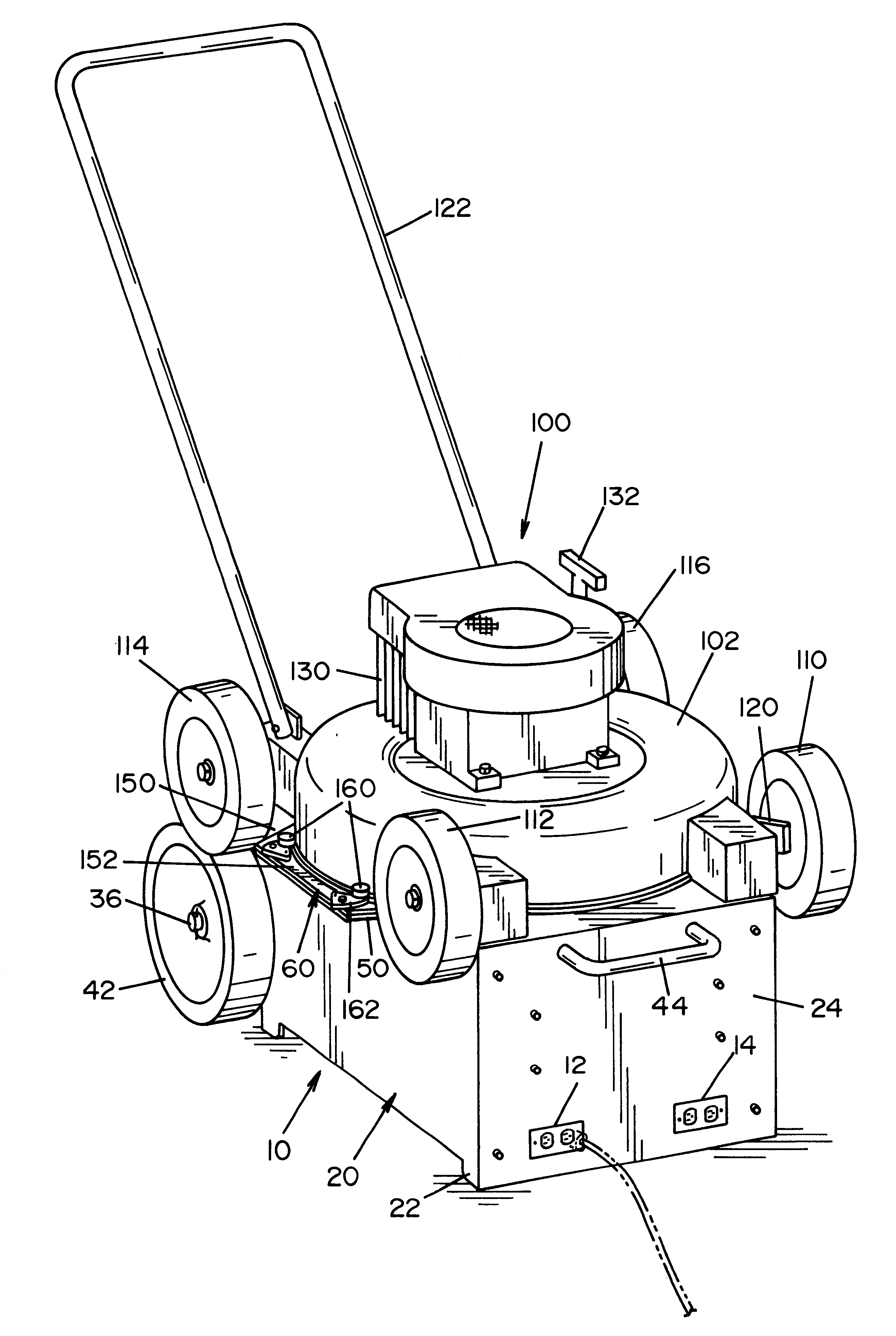 Electric generating domestic implement