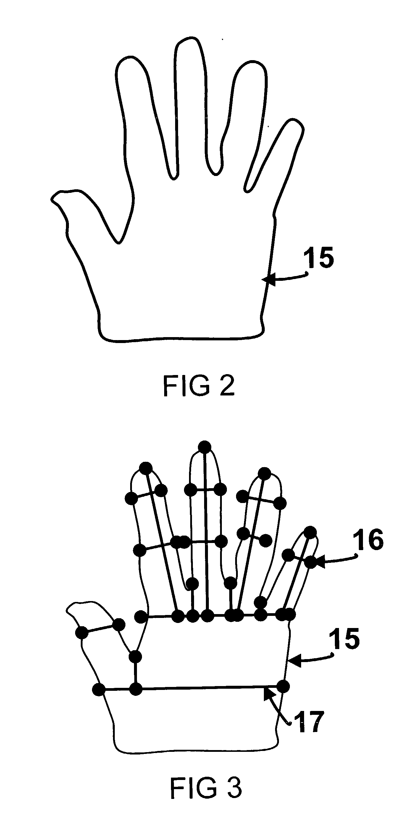 Method and apparatus for contactless hand recognition