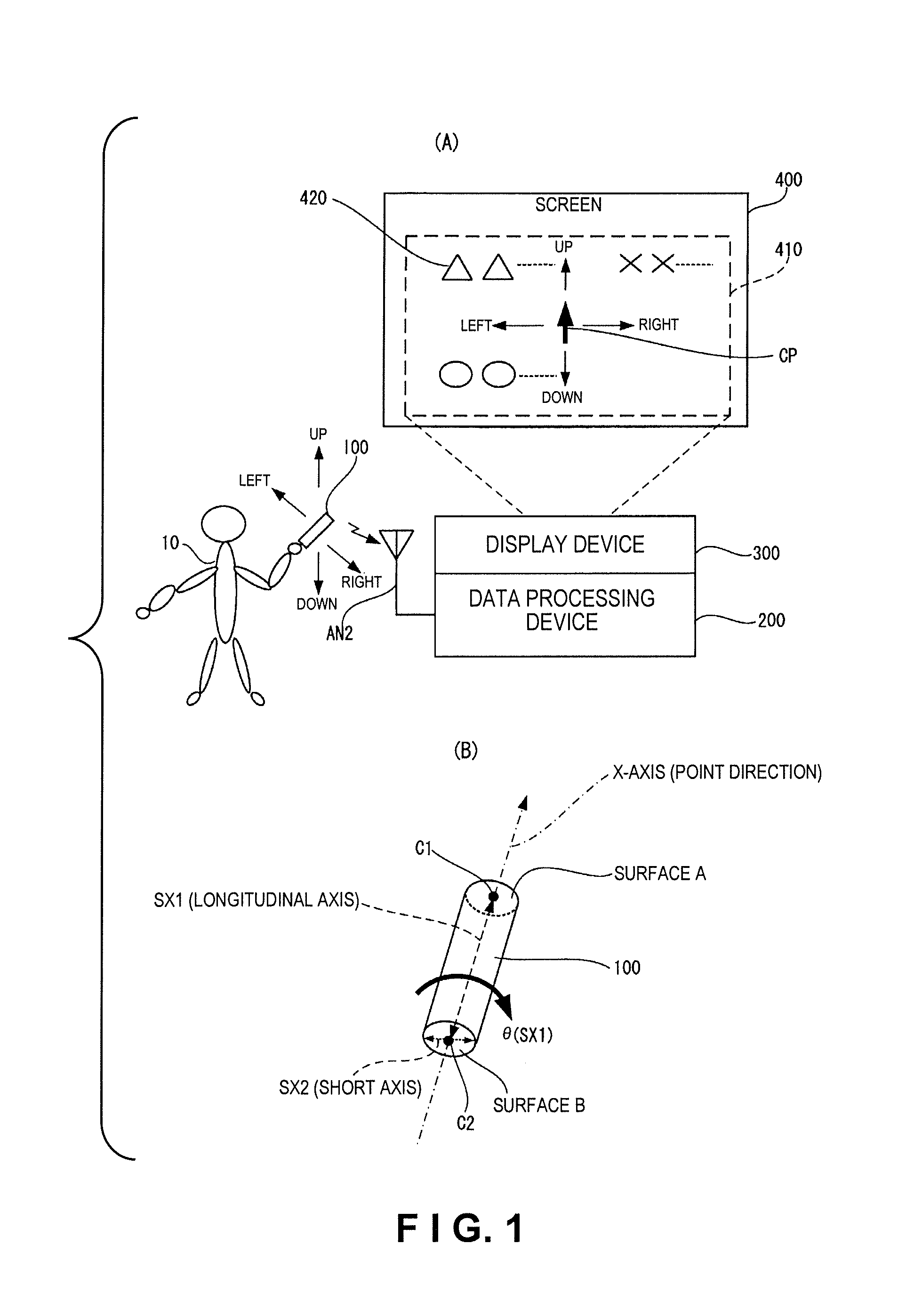 Input device and data processing system