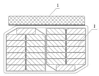 Combined transposition wire structure with prefabricated oil duct and manufacturing method thereof
