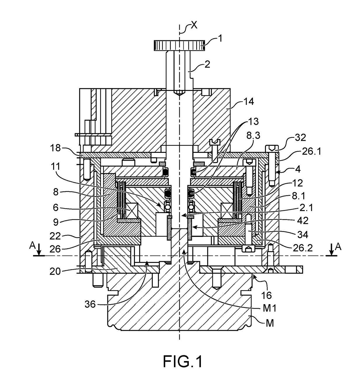 Hybrid haptic interface with improved haptic feedback