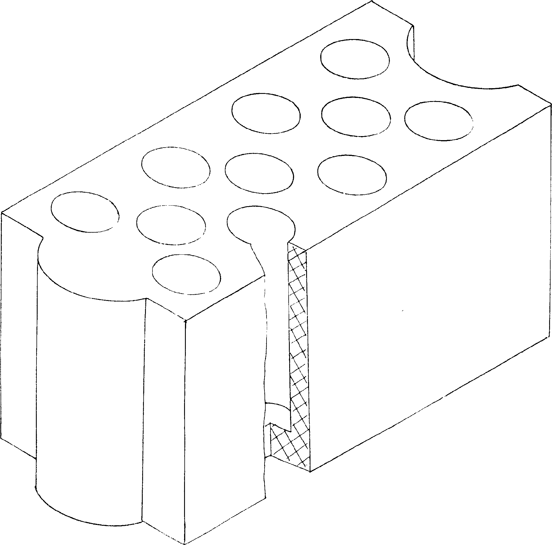 Manufacturing method of light-weight building block for internal, external wall