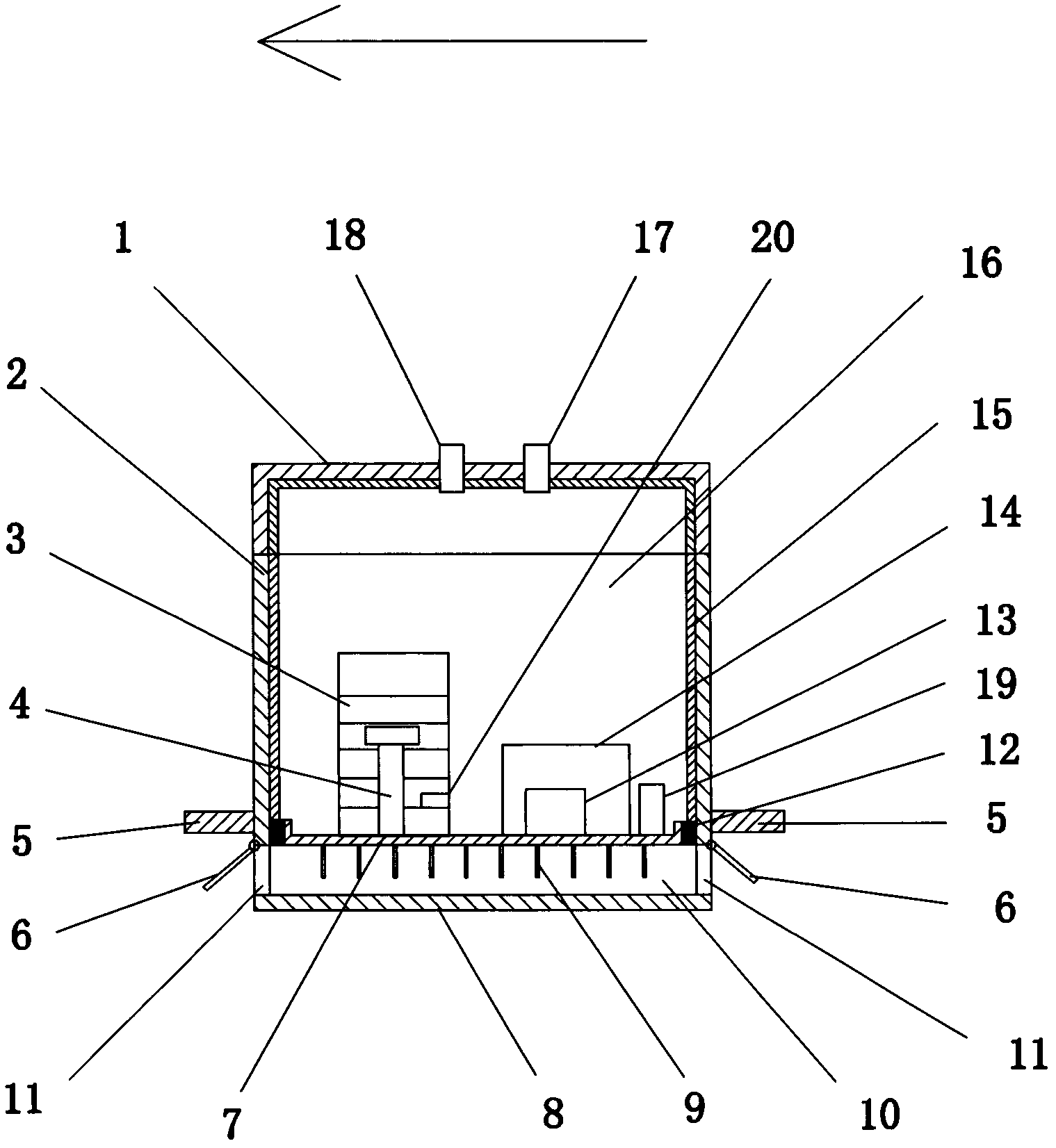 Multifunctional vehicle-borne battery box