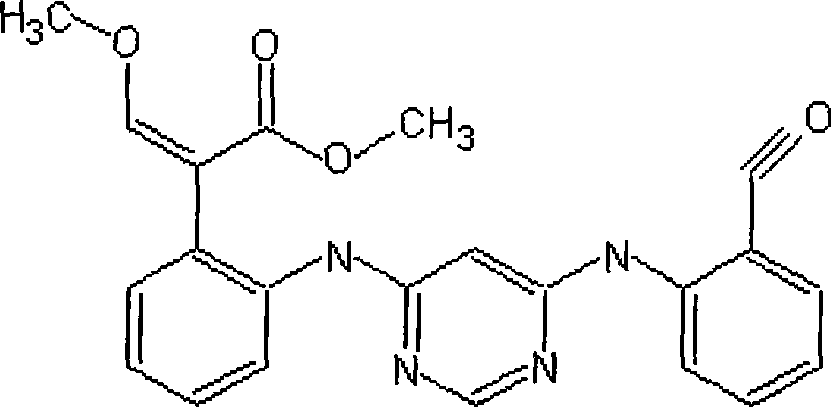 Agricultural bactericide containing azoxystrobin