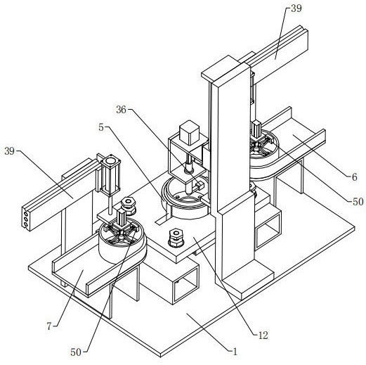 Automobile brake drum automatic detection equipment