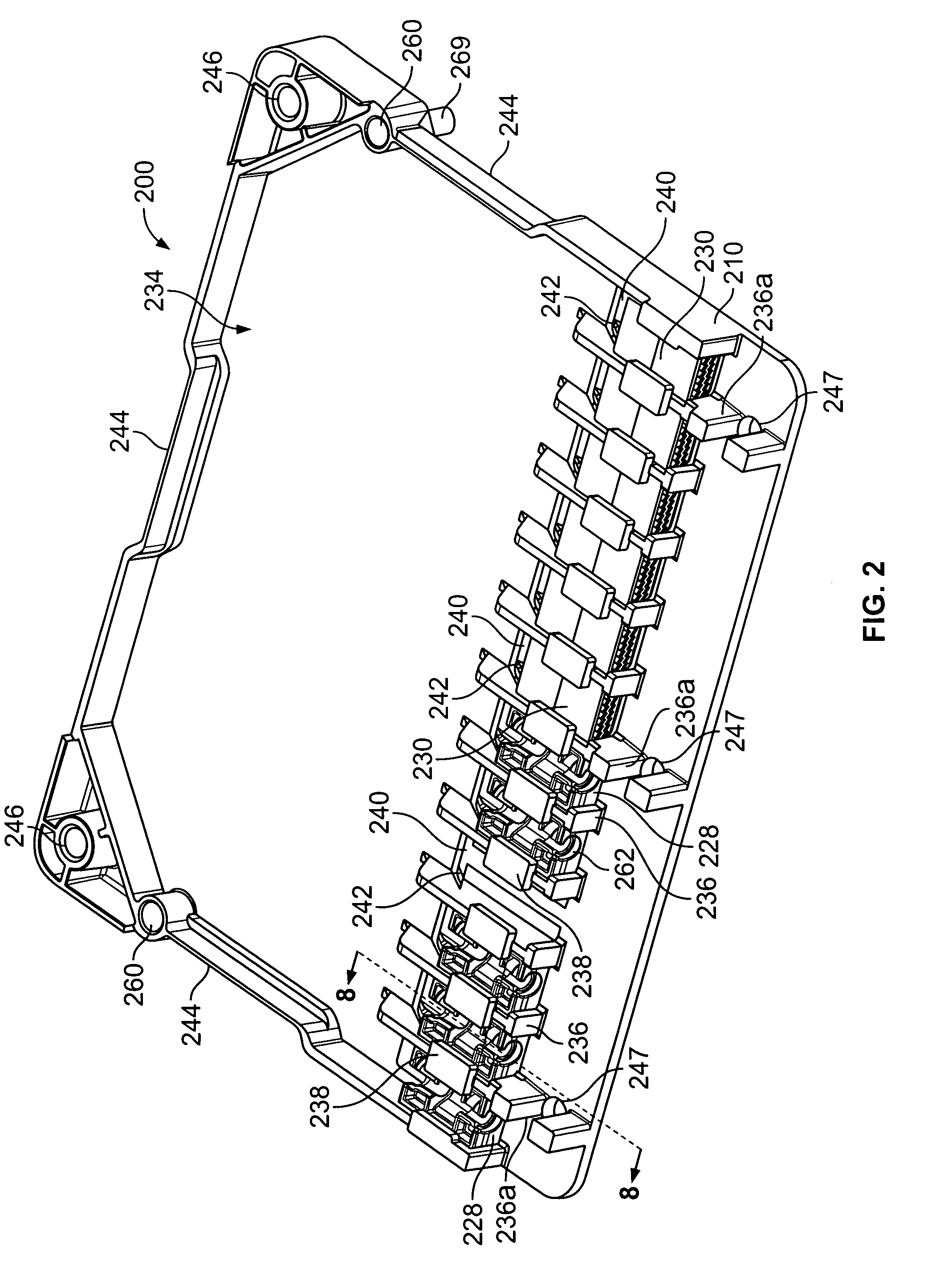 Optical fiber fanout devices and methods for forming the same