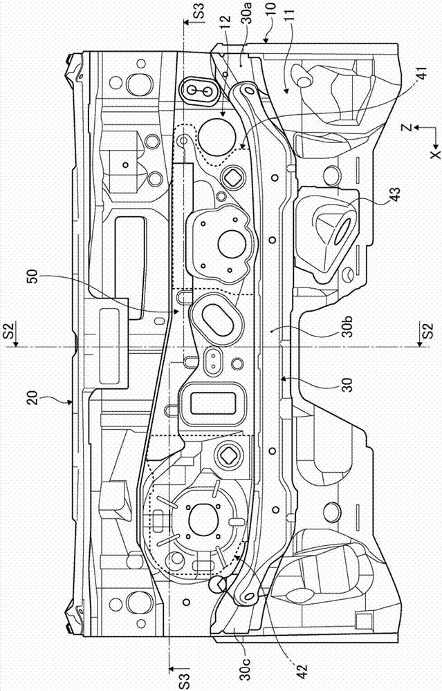 Vehicle body front structure