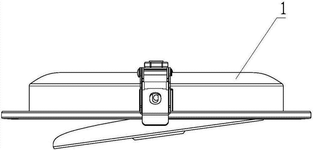 Down lamp structure capable of rotating and swinging