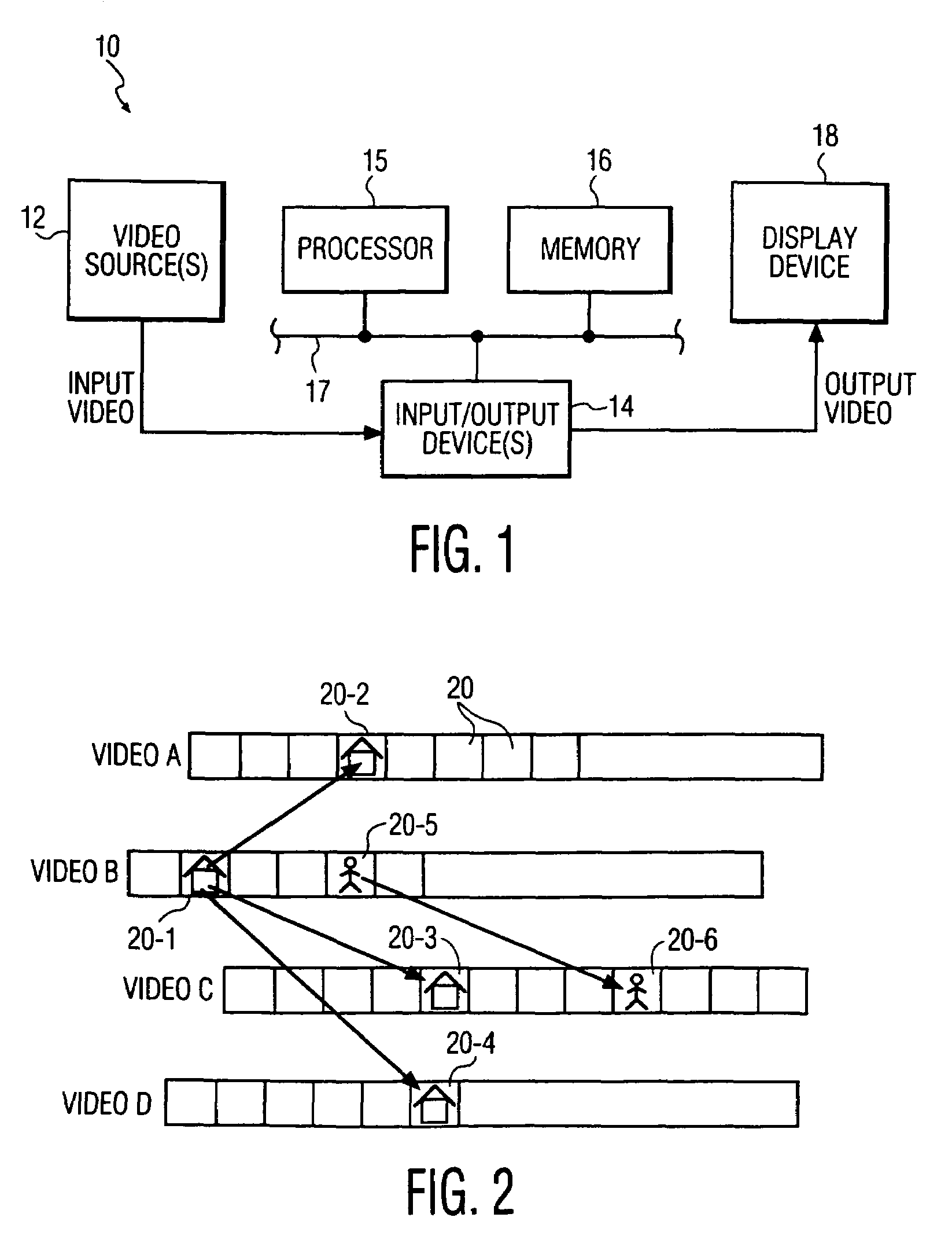 Method and apparatus for linking a video segment to another segment or information source