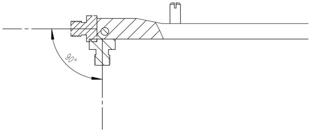 A plate-shaped bending type split unilateral bolt fastener installation tool