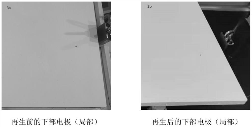 Regeneration process for dry etching lower electrode of LCD and AMOLED