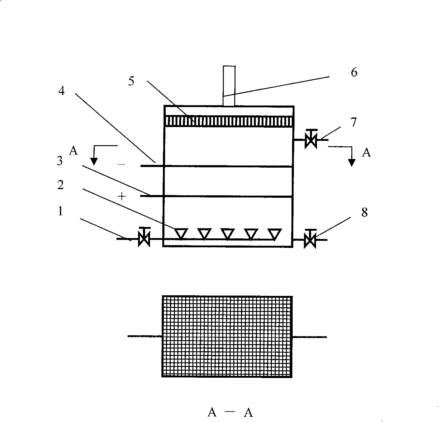 Electrolysis reactor for removing gaseous noxious pollutant from airflow and method of use thereof