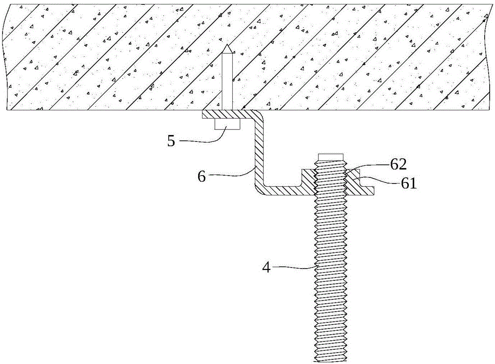 High speed ceiling nail having gunpowder