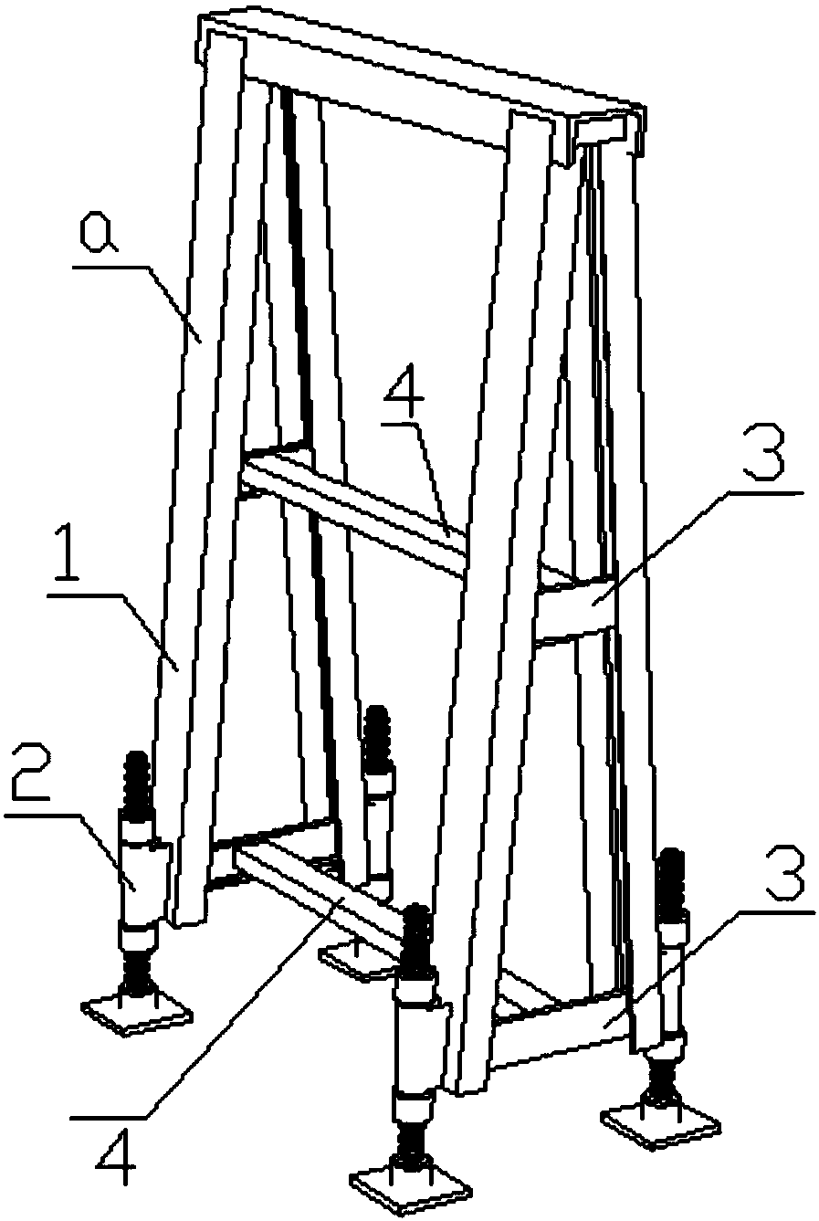 Adjustable horse stool system and use method thereof