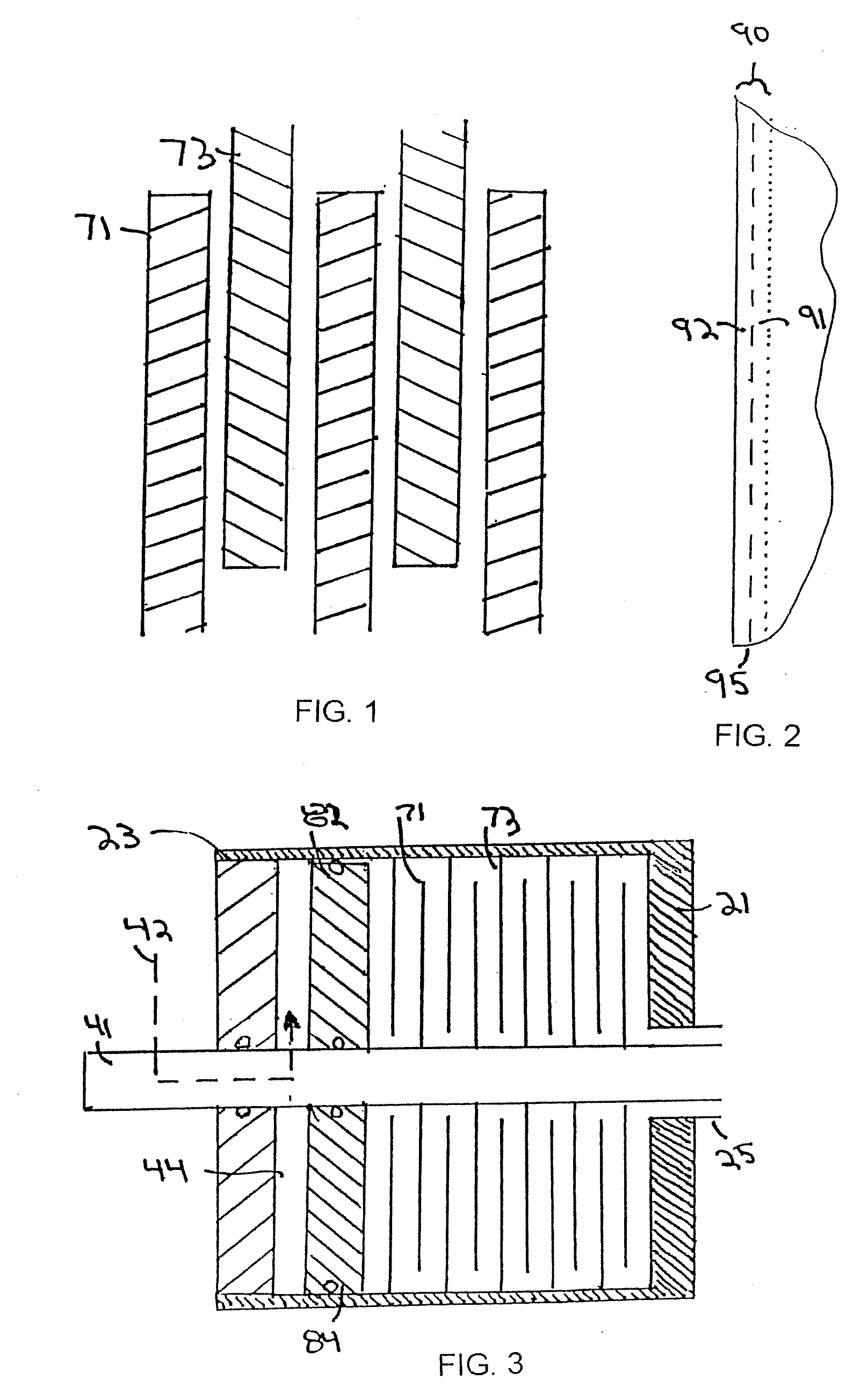 Disk spring hydraulic release brake