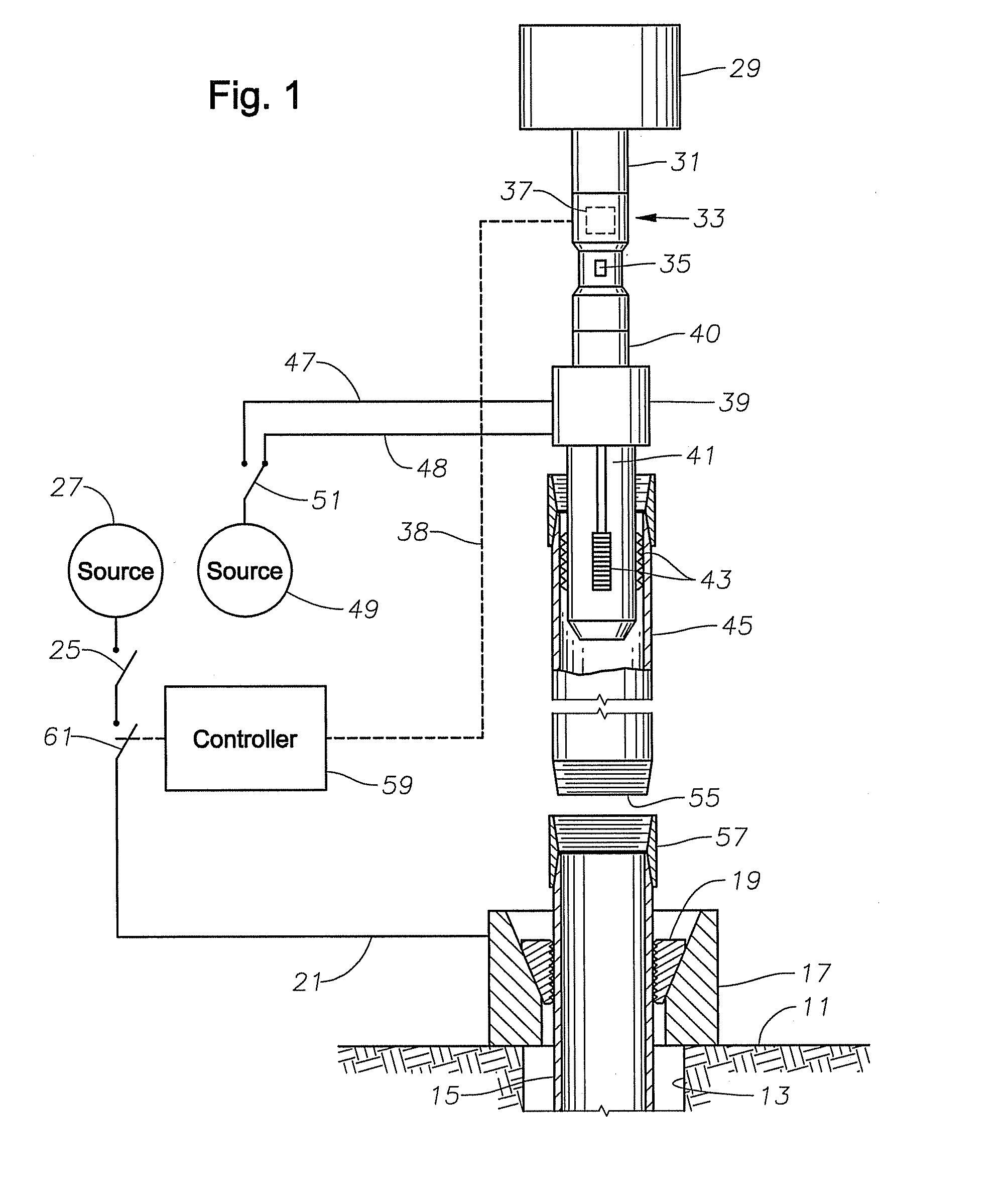 Method of preventing dropped casing string with axial load sensor