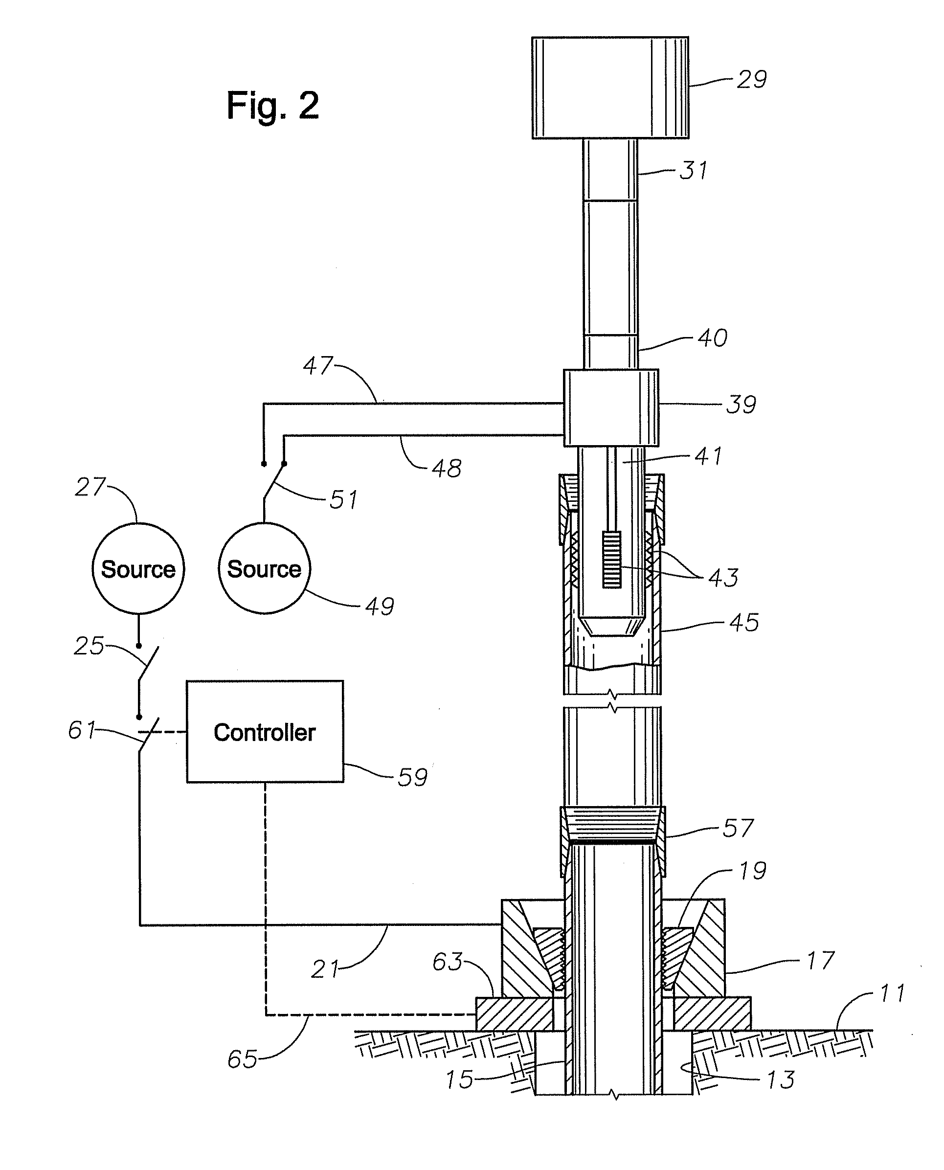 Method of preventing dropped casing string with axial load sensor