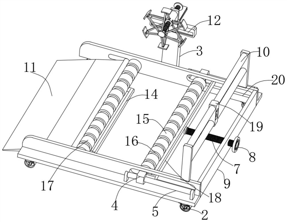 Electric wire and cable pay-off device for line