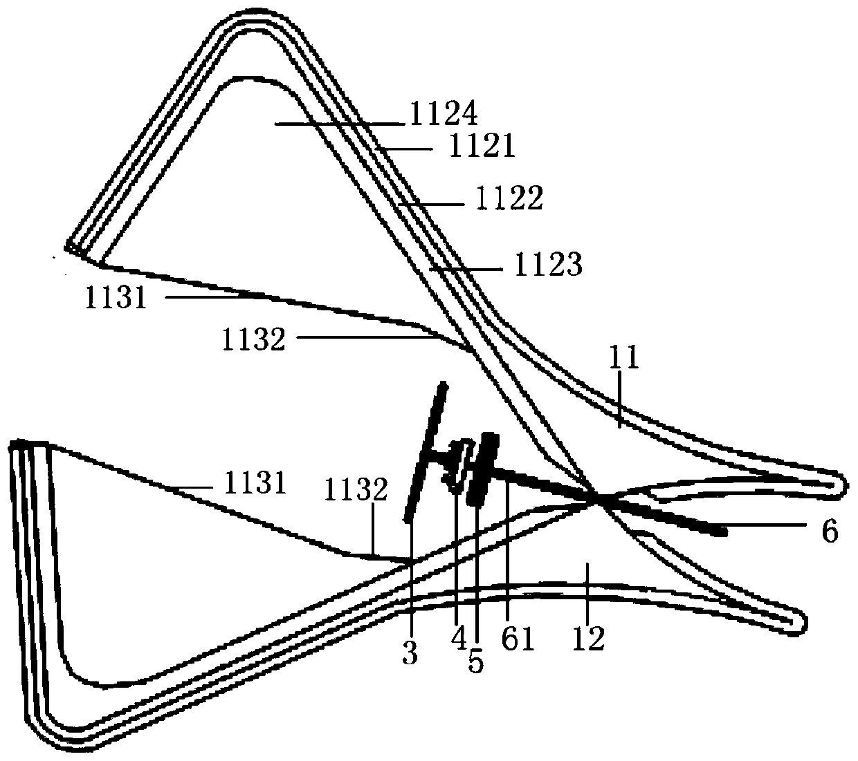 An anti-interference adjustable giant magnetoresistance effect current sensor