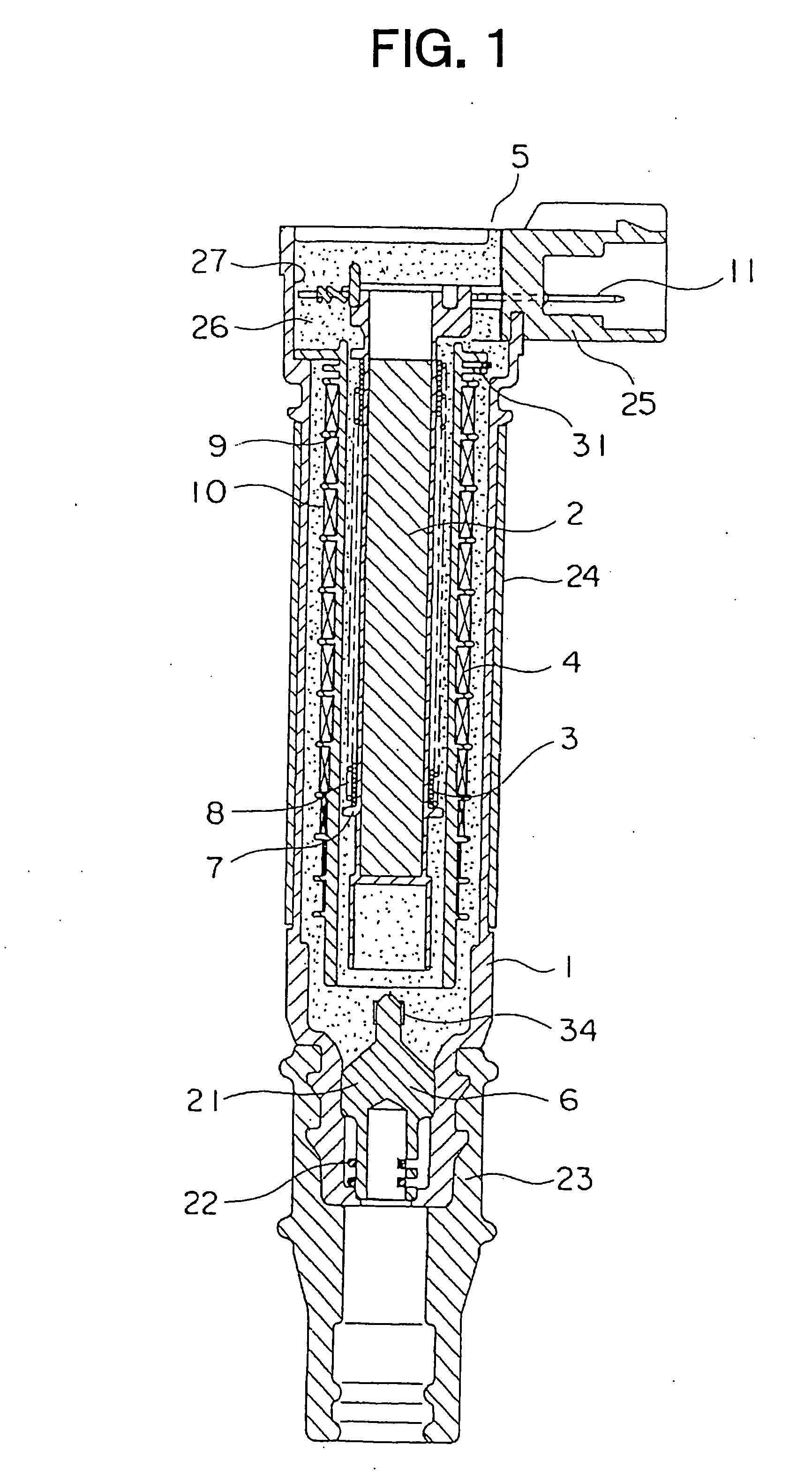 Ignition coil apparatus for an internal combustion engine